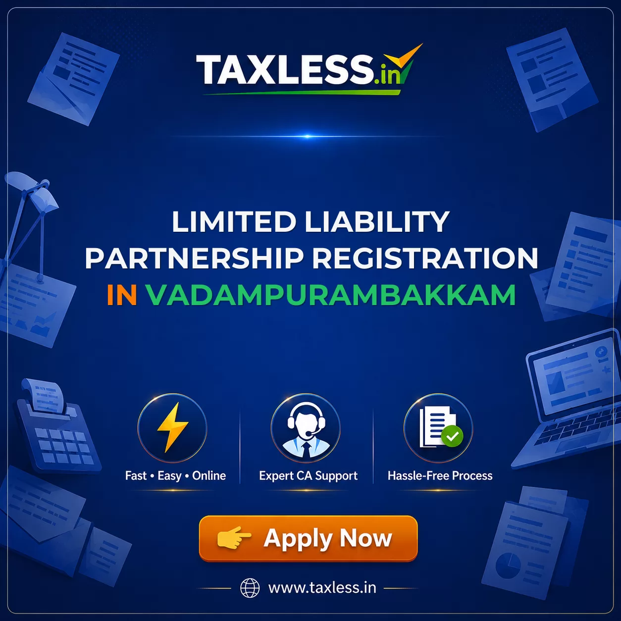 Limited Liability Partnership Registration in Vadampurambakkam