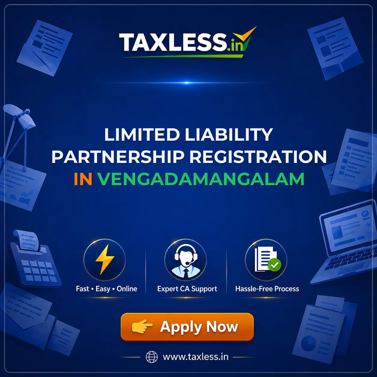 Limited Liability Partnership Registration in Vengadamangalam