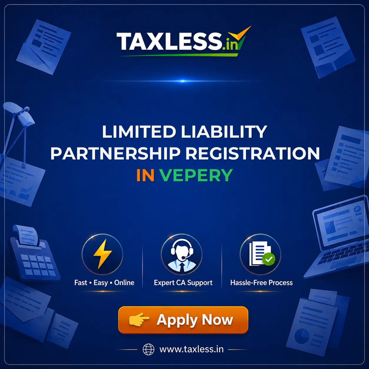Limited Liability Partnership Registration in Vepery