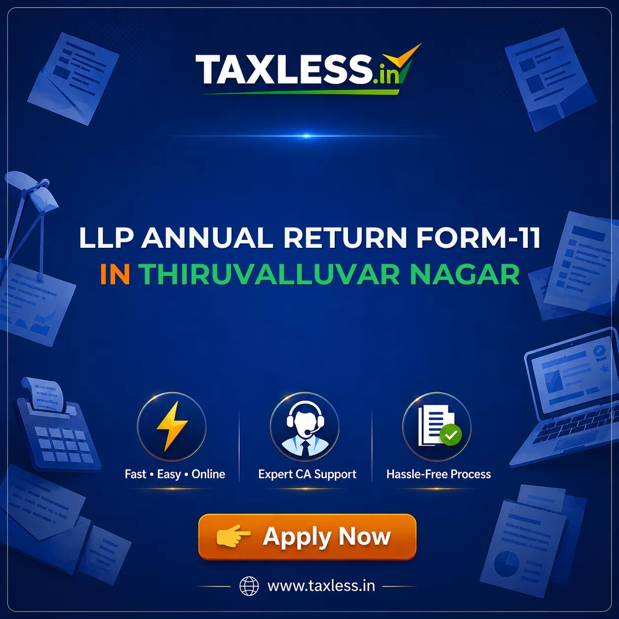 LLP Annual Return Form-11 in Thiruvalluvar Nagar