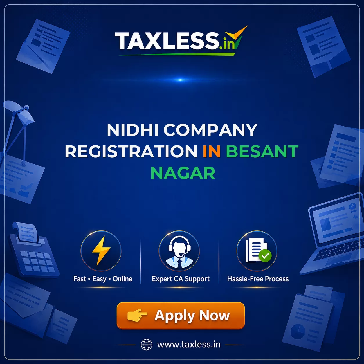 Nidhi Company Registration in Besant Nagar
