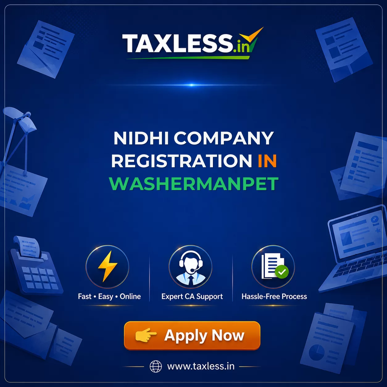 Nidhi Company Registration in Washermanpet