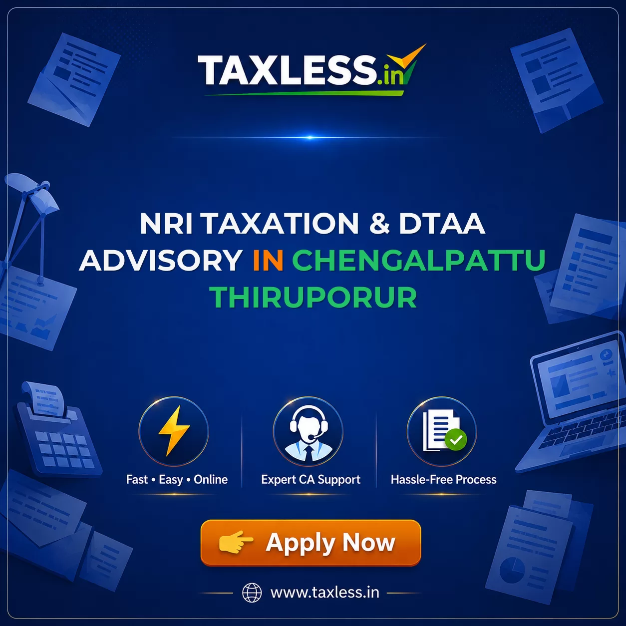 NRI Taxation & DTAA Advisory in Chengalpattu Thiruporur