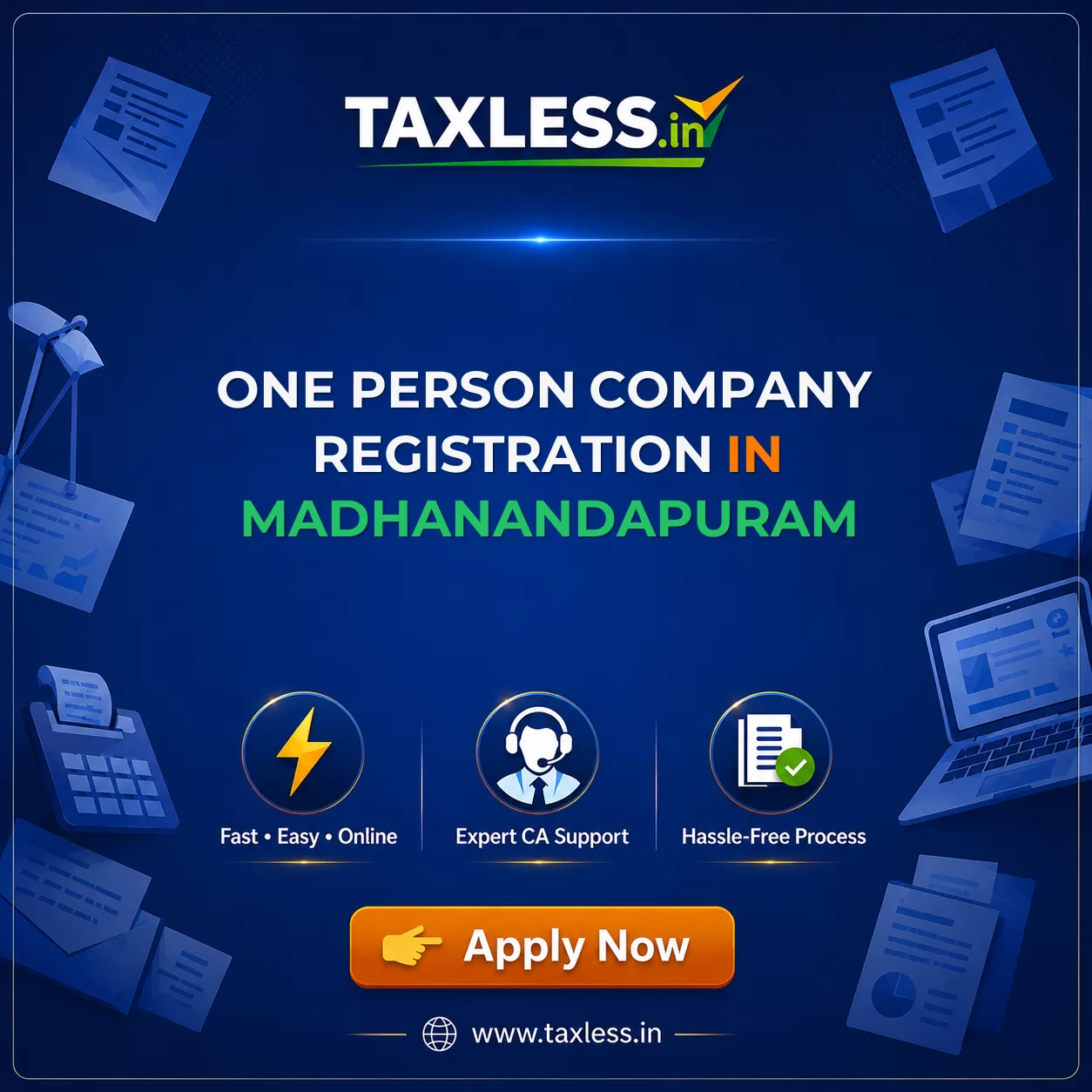 One Person Company Registration in Madhanandapuram