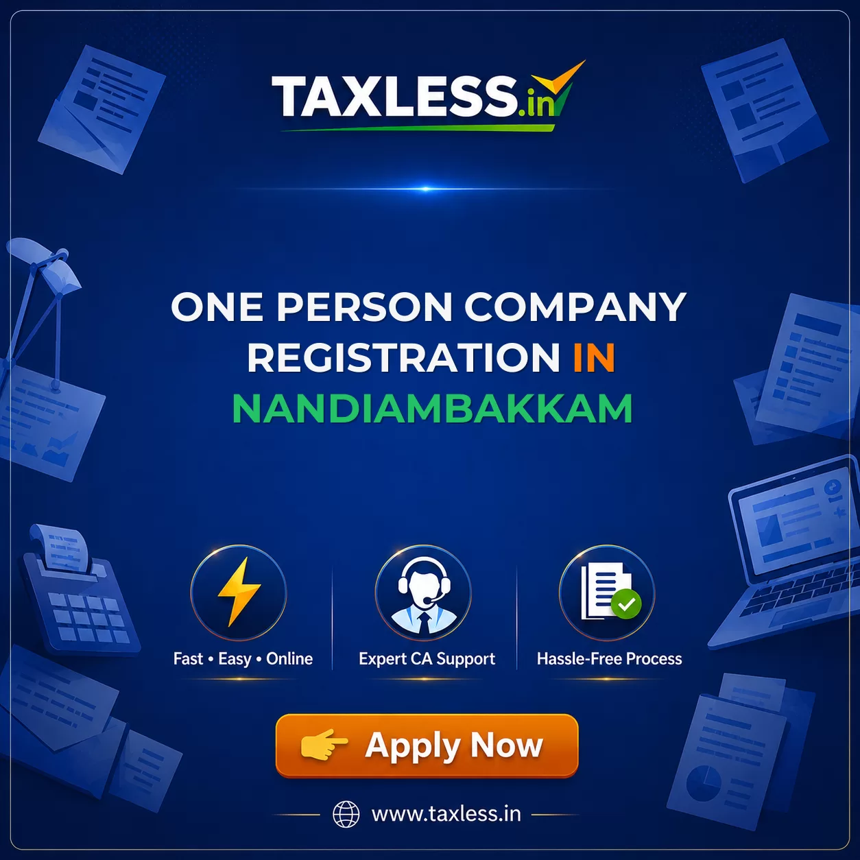 One Person Company Registration in Nandiambakkam