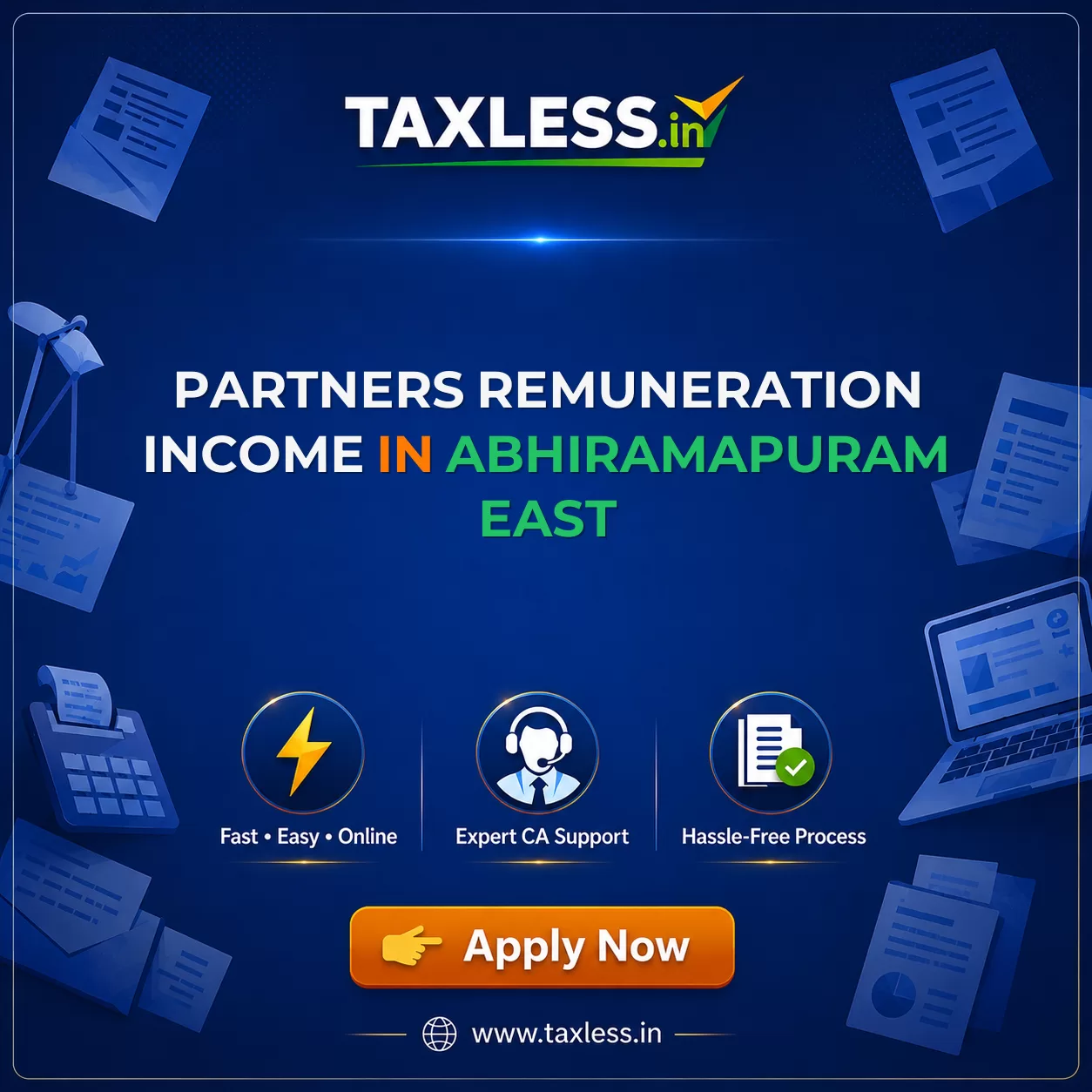 Partners Remuneration Income in Abhiramapuram East