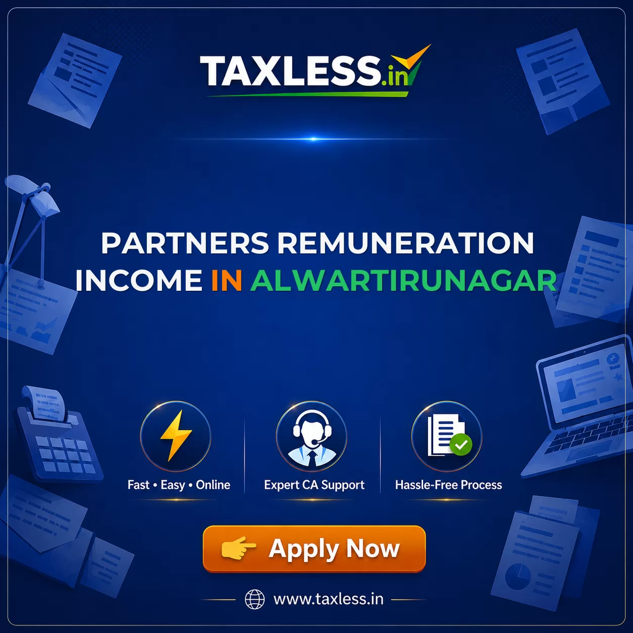 Partners Remuneration Income in Alwartirunagar