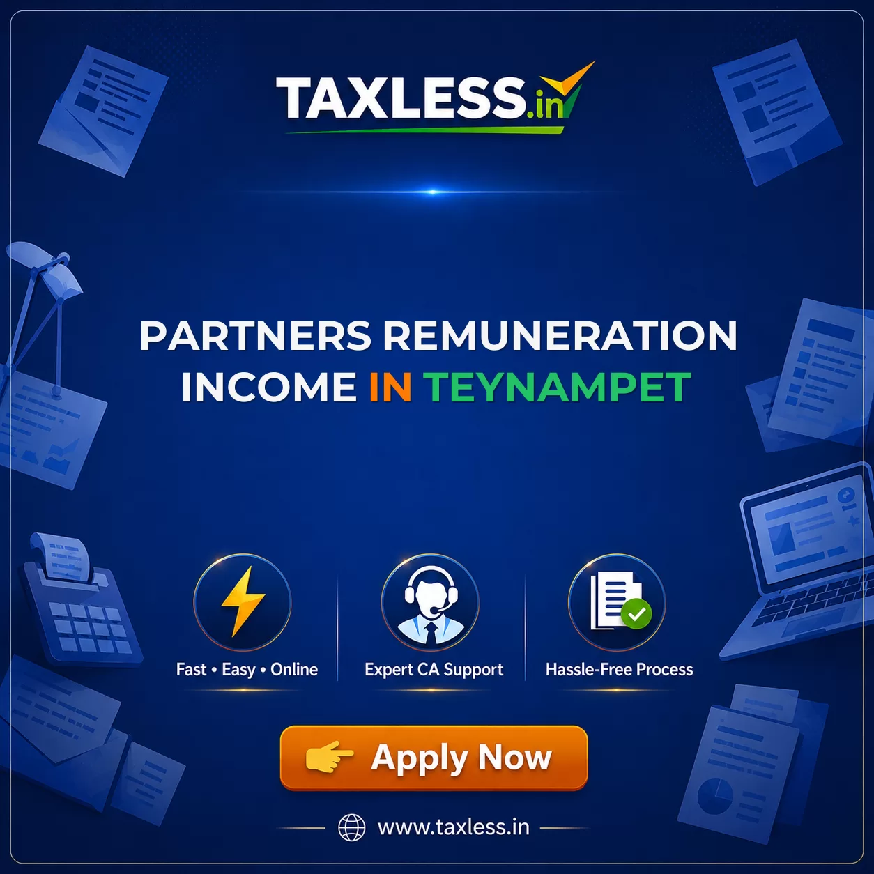 Partners Remuneration Income in Teynampet