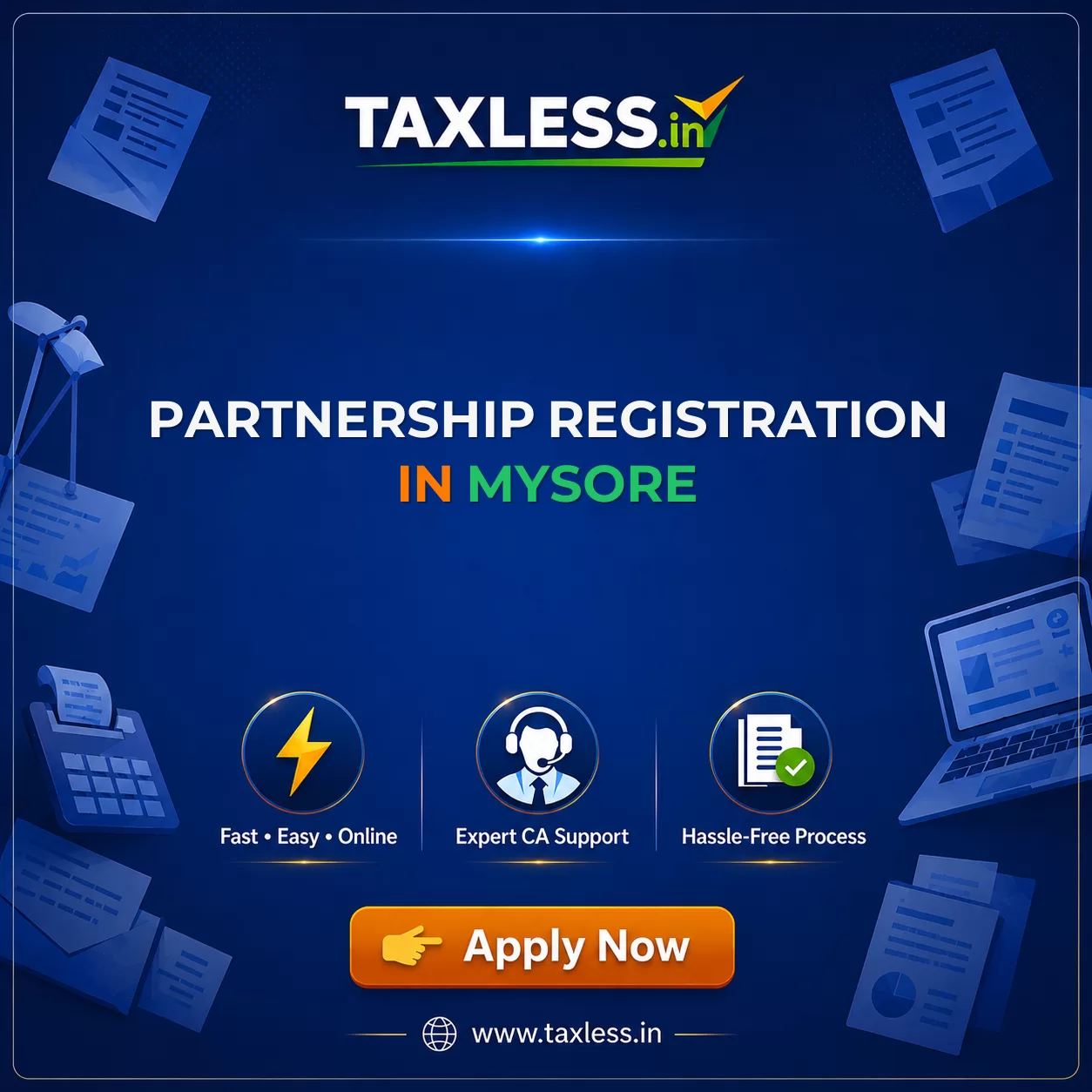 Partnership Registration in Mysore