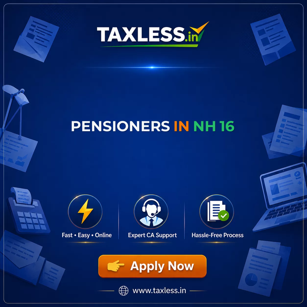 Pensioners in Nh 16