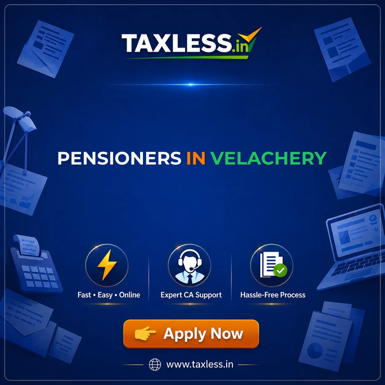 Pensioners in Velachery