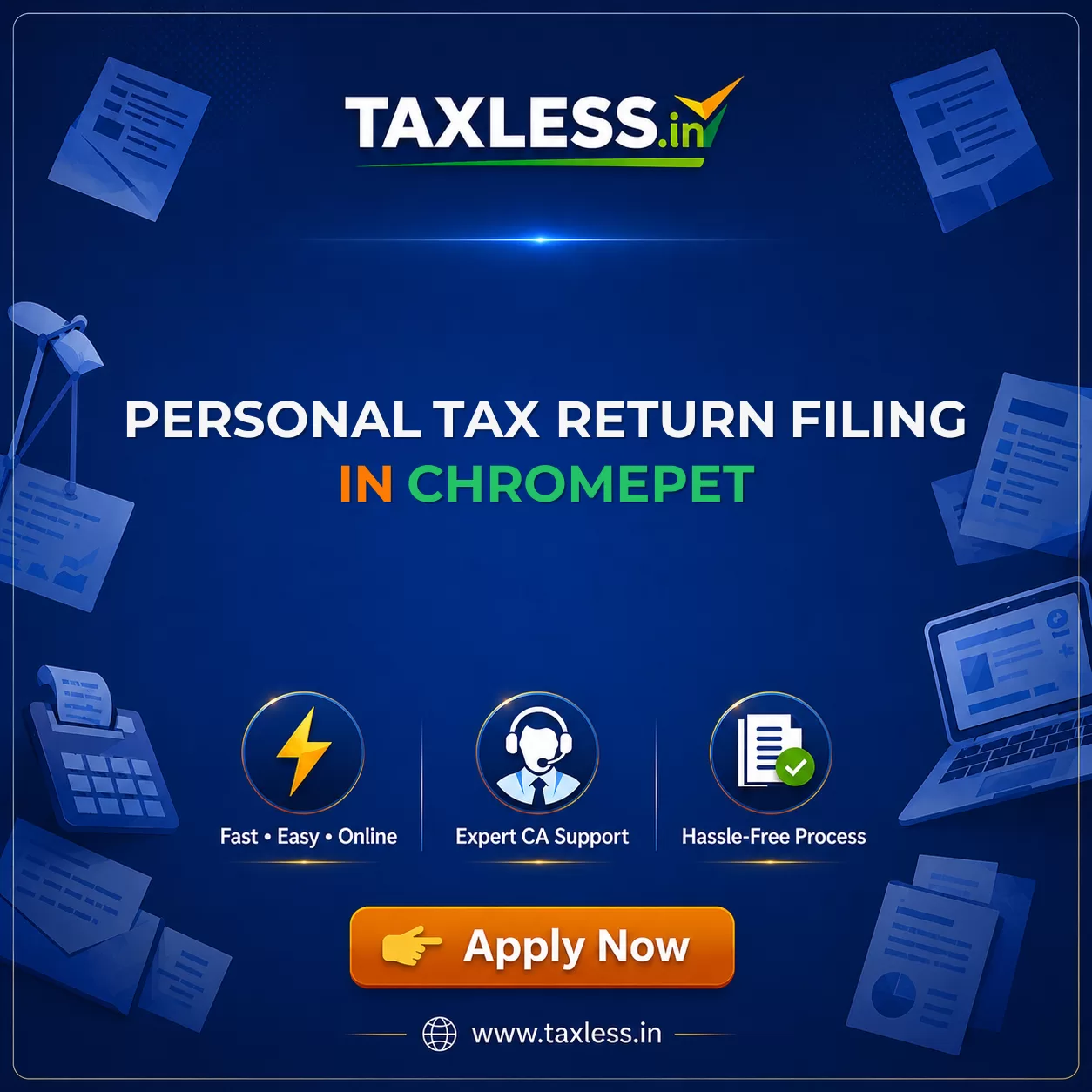 Personal Tax Return Filing in Chromepet
