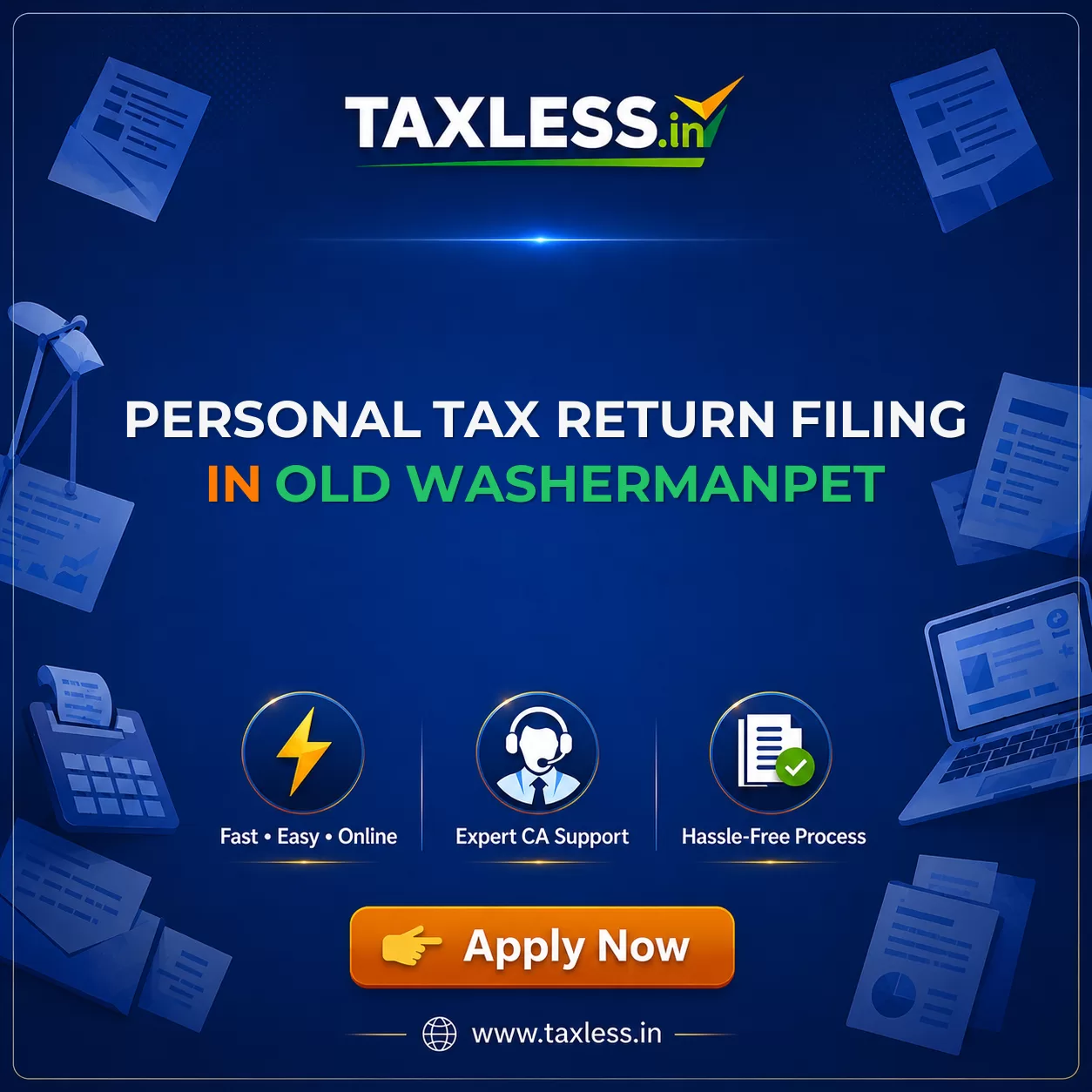 Personal Tax Return Filing in Old Washermanpet