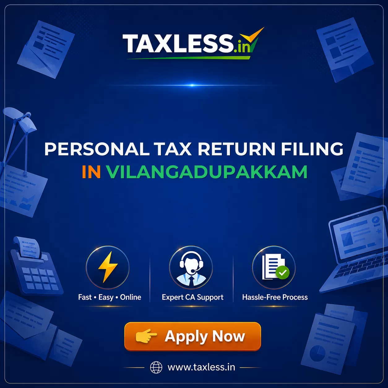 Personal Tax Return Filing in Vilangadupakkam