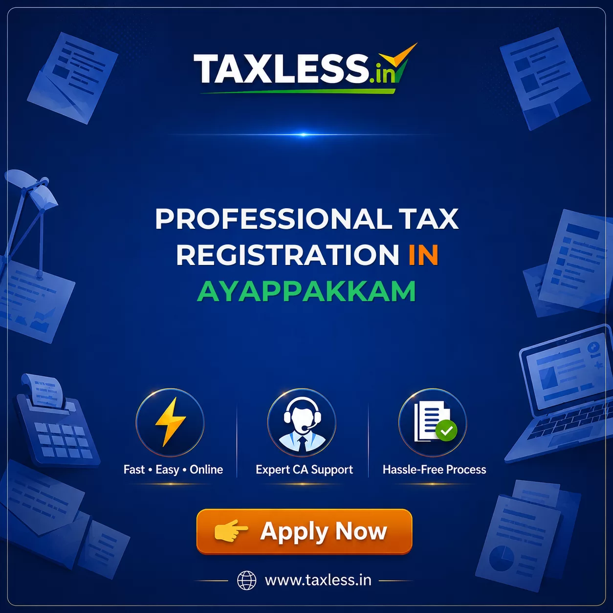 Professional Tax Registration in Ayappakkam
