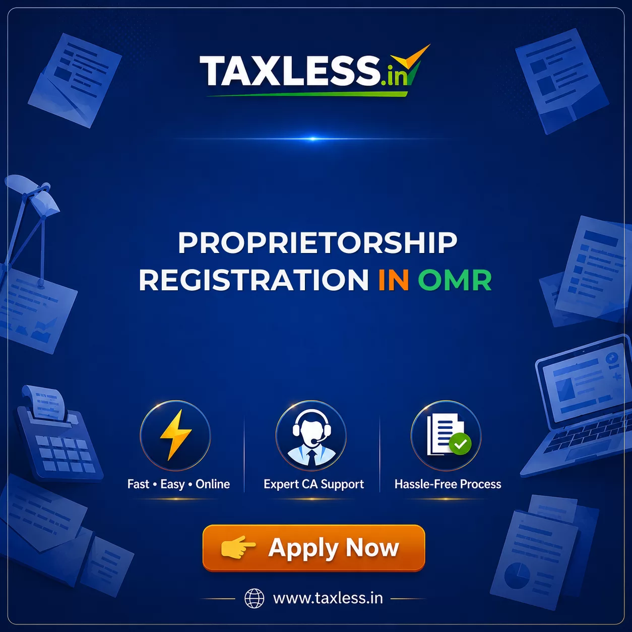 Proprietorship Registration in Omr
