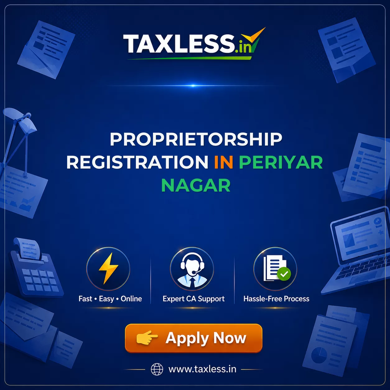 Proprietorship Registration in Periyar Nagar
