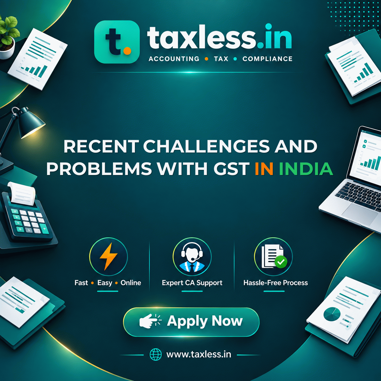 Recent Challenges and Problems with GST in India