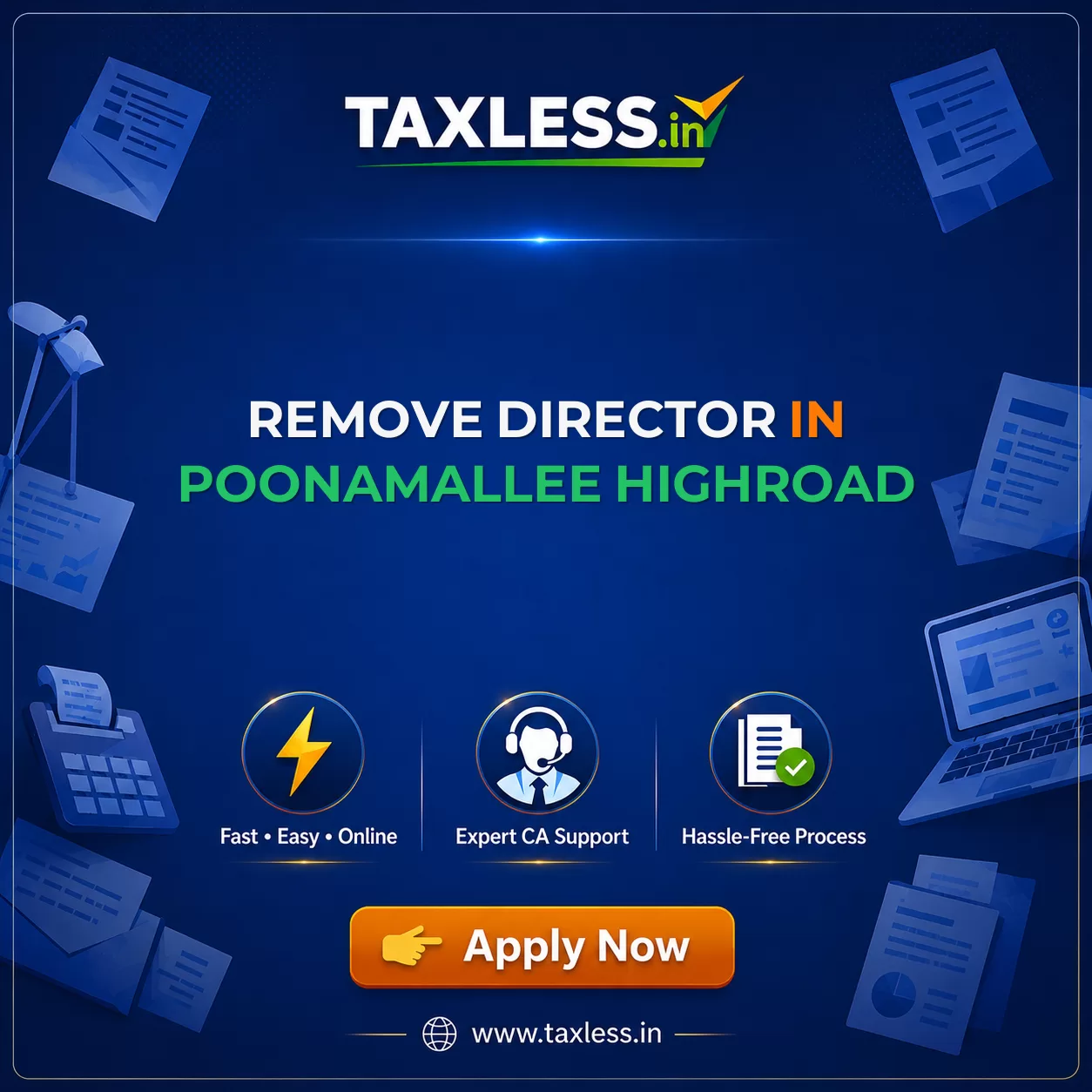 Remove Director in Poonamallee Highroad