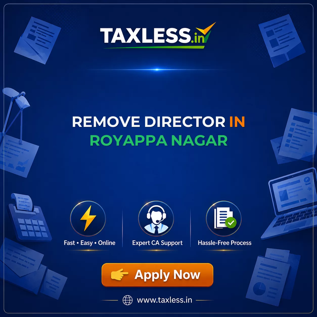Remove Director in Royappa Nagar