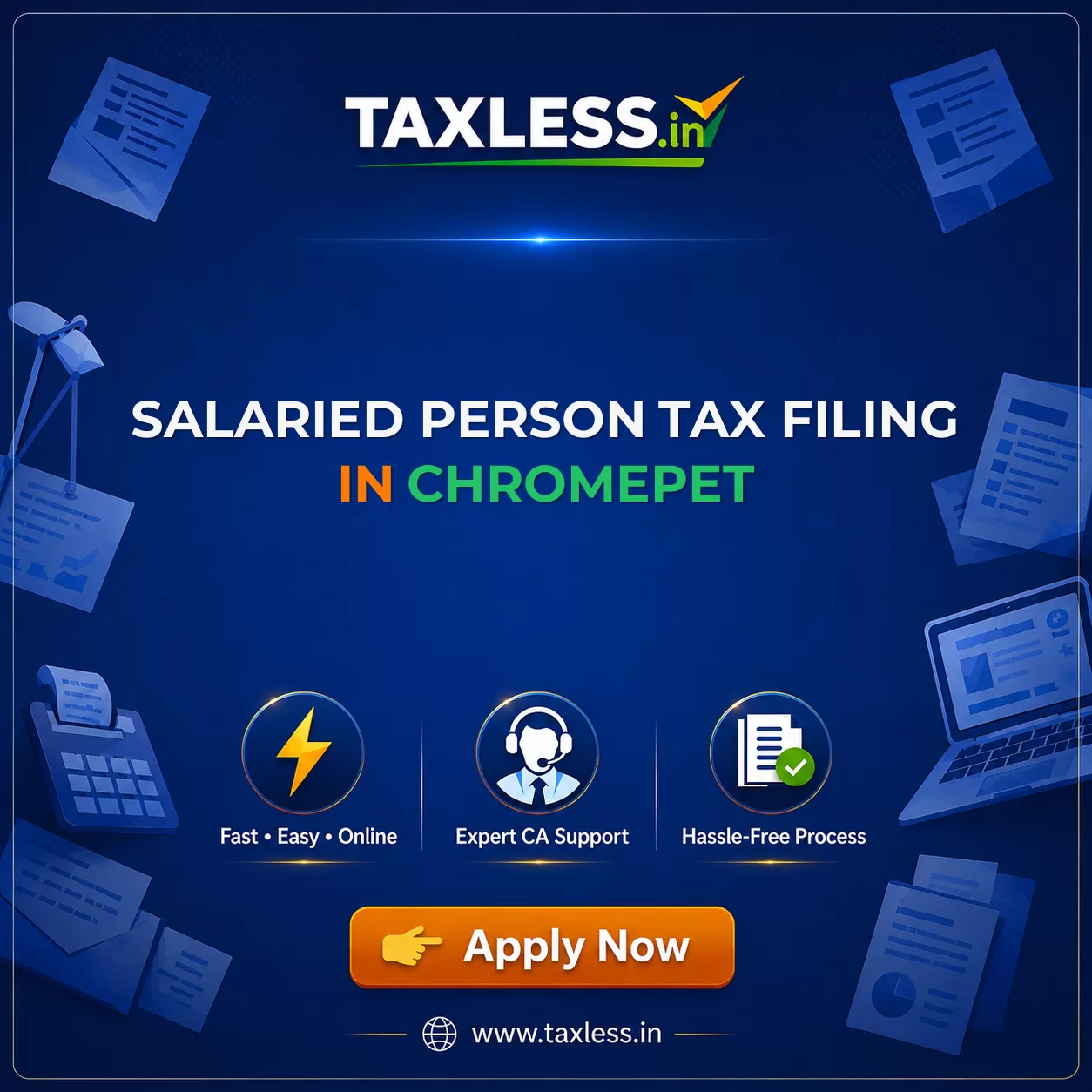 Salaried Person Tax Filing in Chromepet
