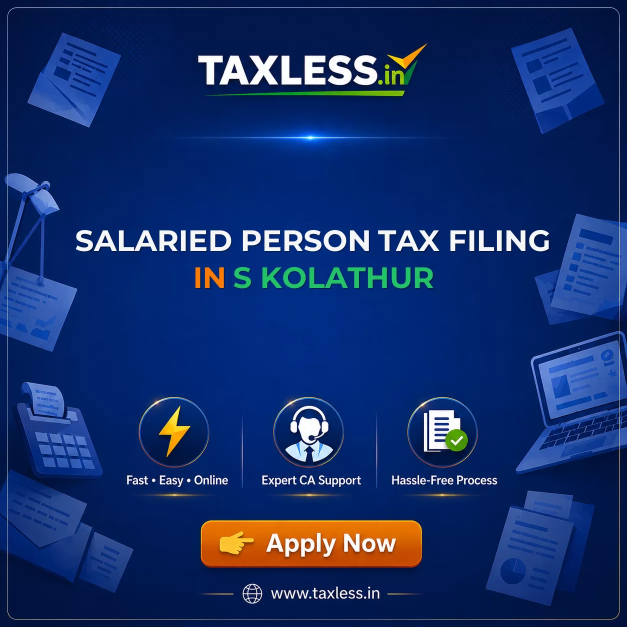 Salaried Person Tax Filing in S Kolathur