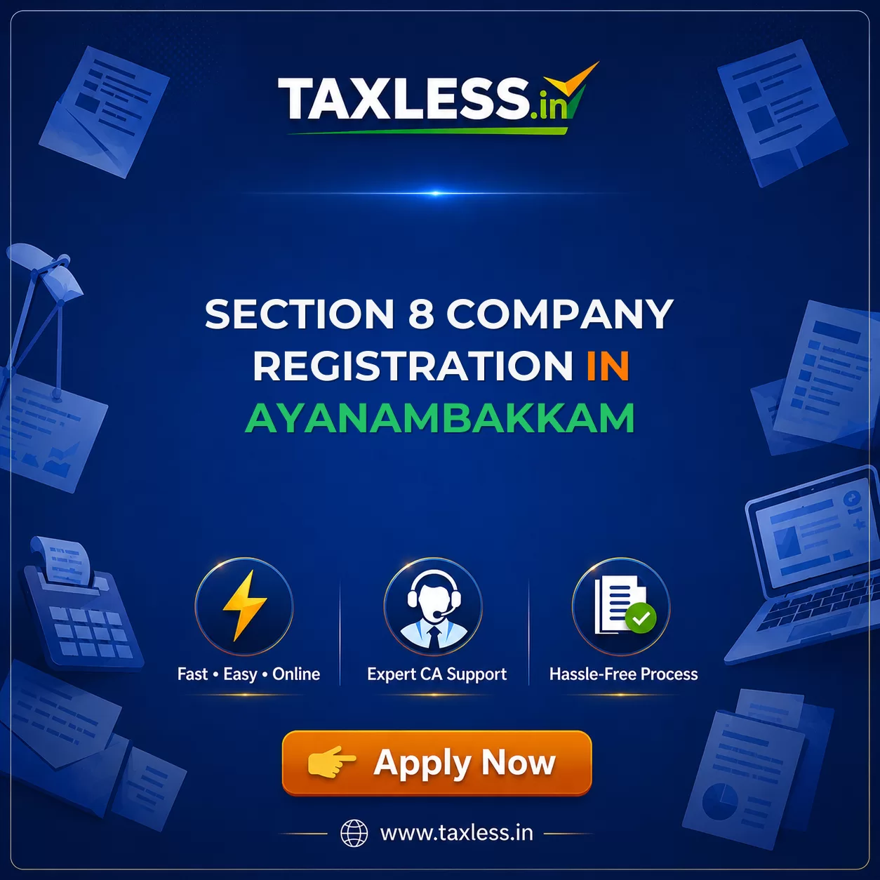 Section 8 Company Registration in Ayanambakkam
