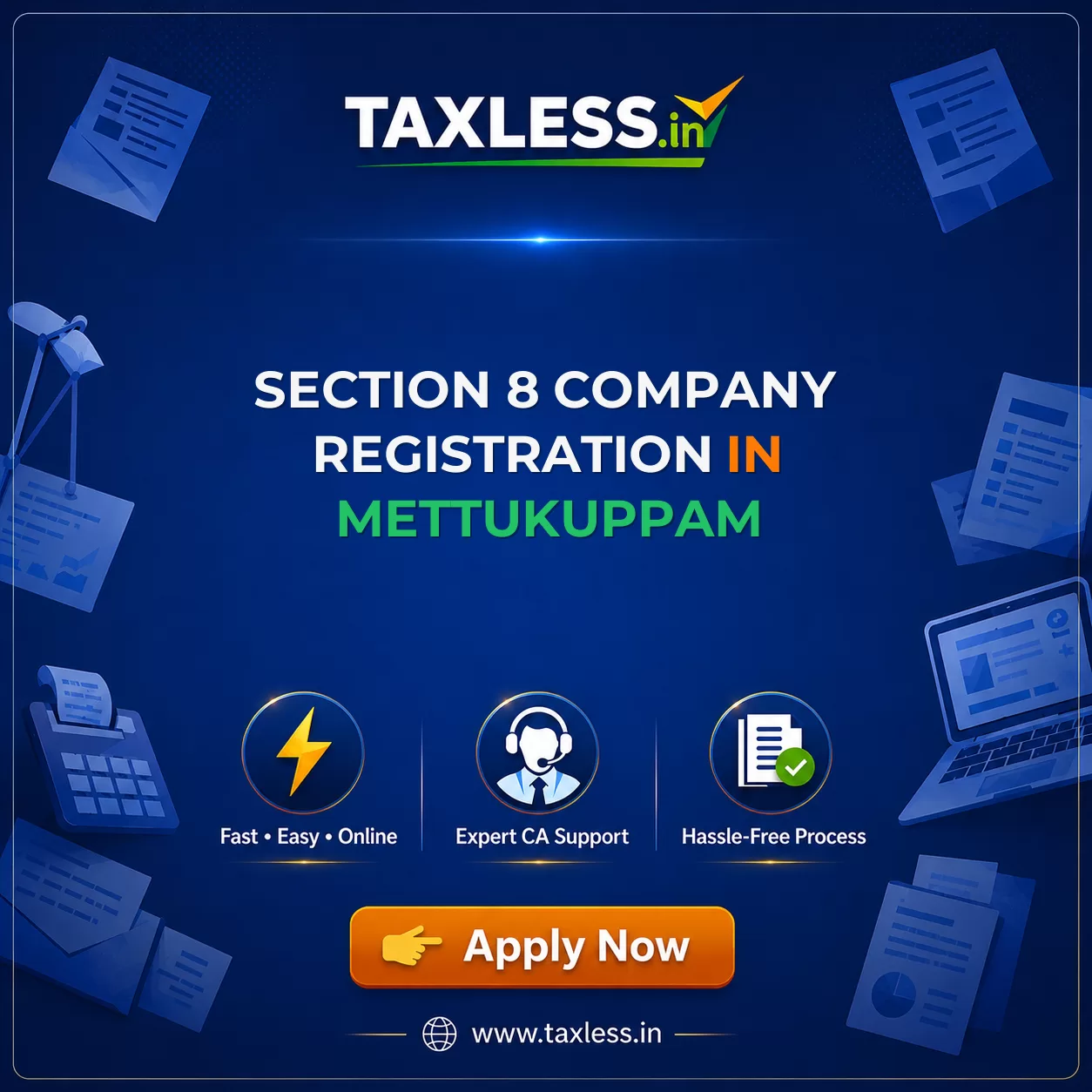 Section 8 Company Registration in Mettukuppam