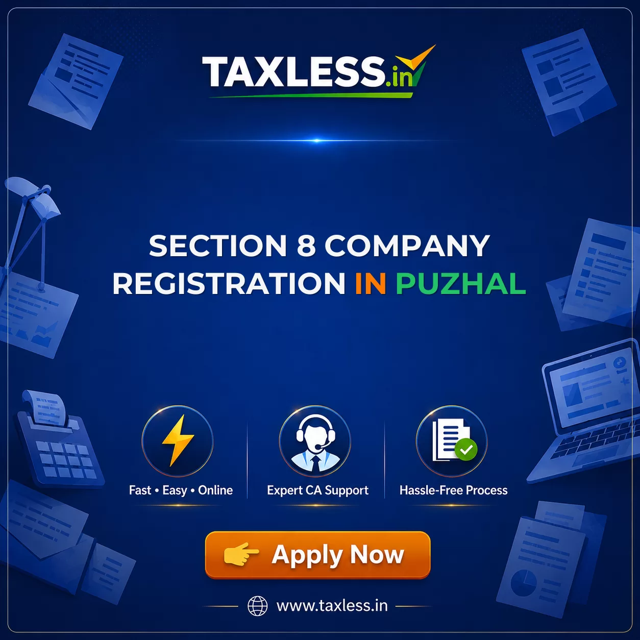 Section 8 Company Registration in Puzhal