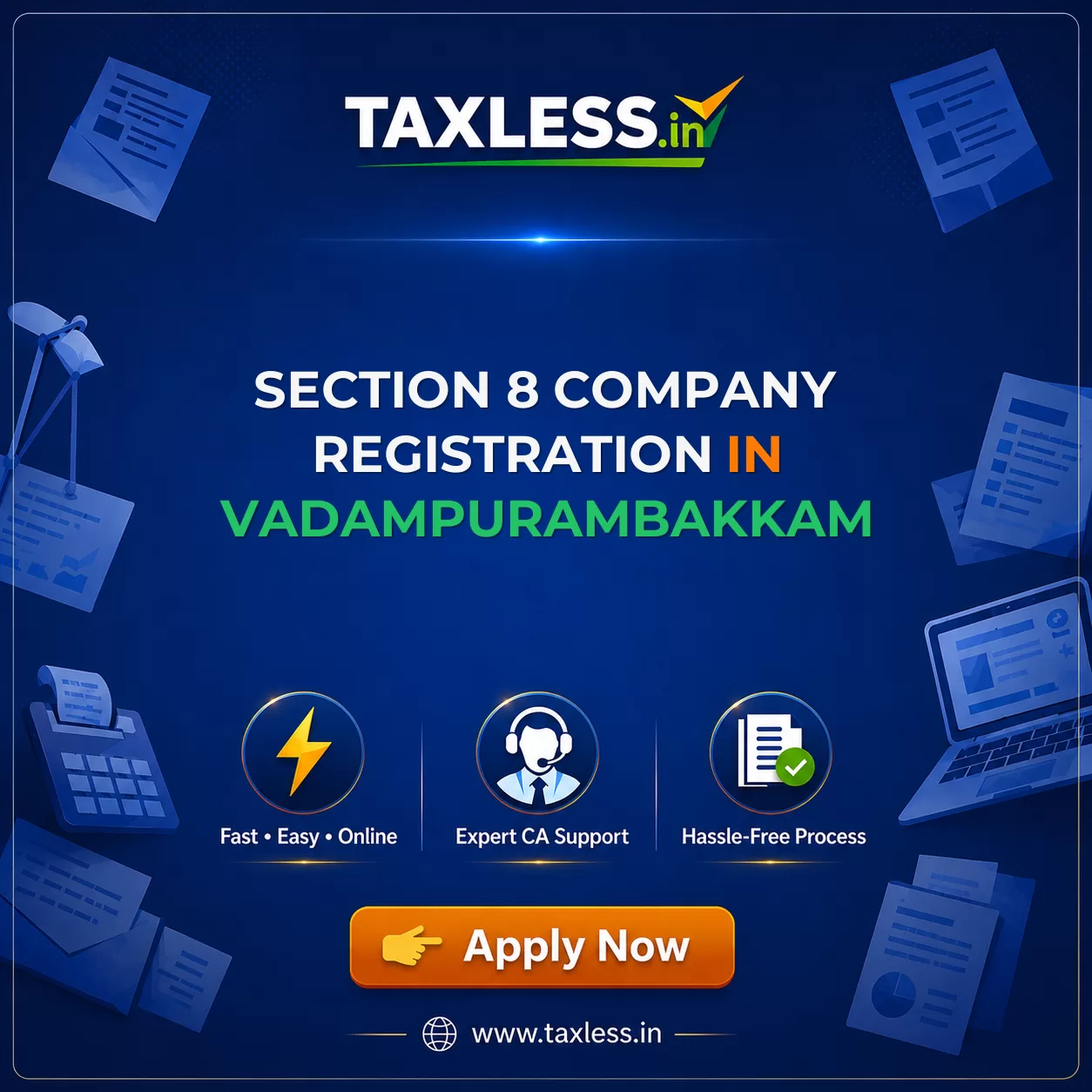 Section 8 Company Registration in Vadampurambakkam