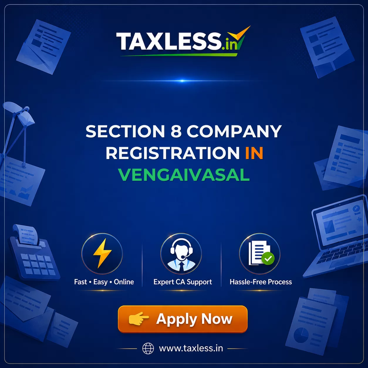 Section 8 Company Registration in Vengaivasal