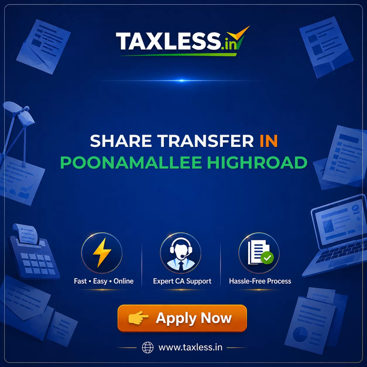 Share Transfer in Poonamallee Highroad