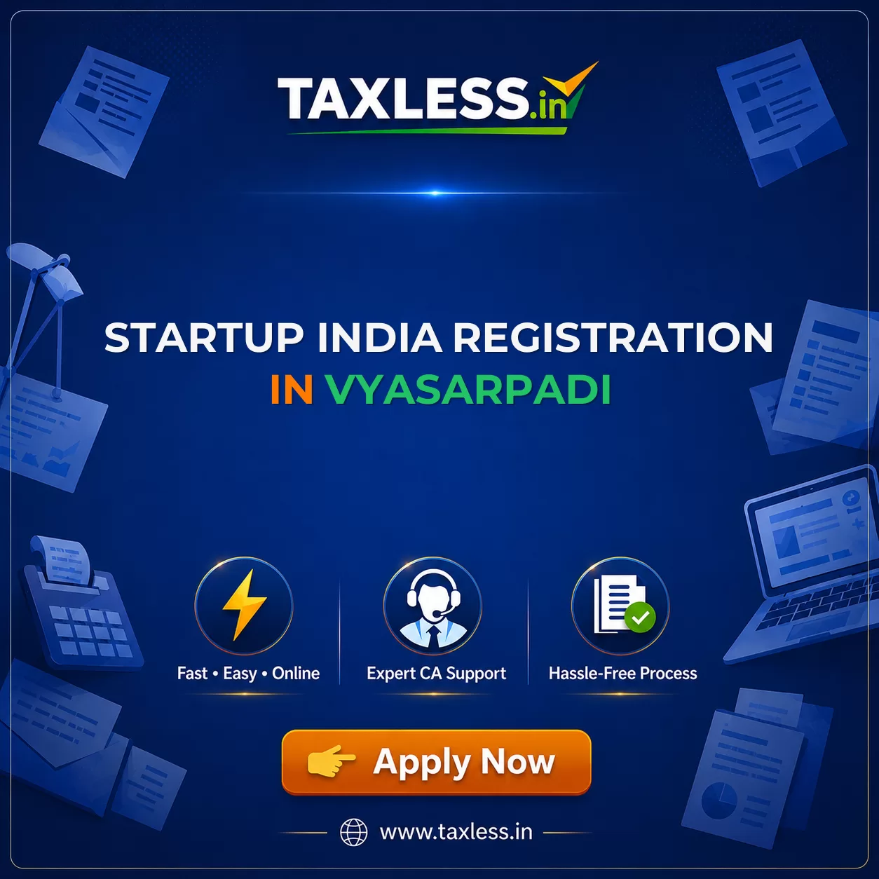 Startup India Registration in Vyasarpadi