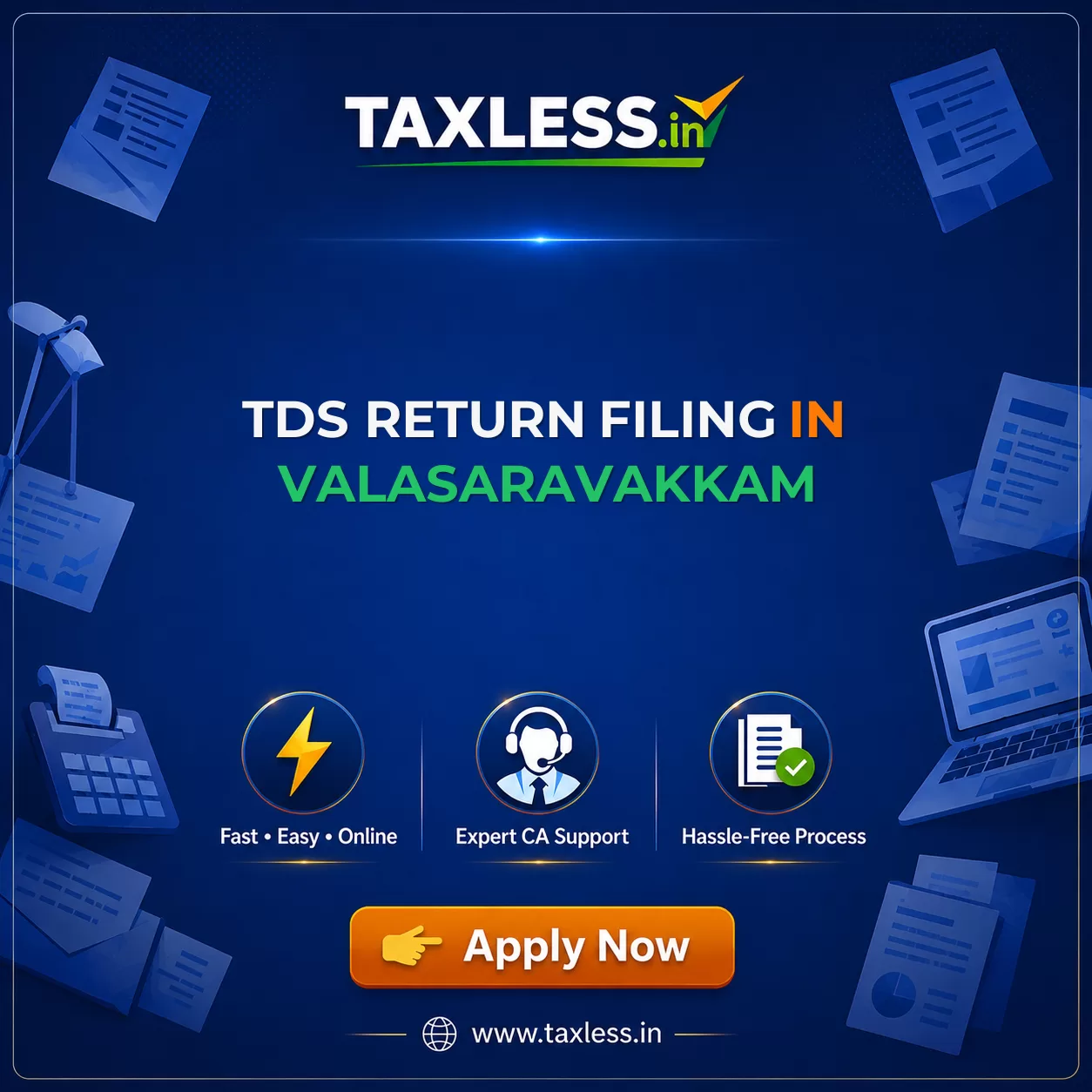 TDS Return Filing in Valasaravakkam