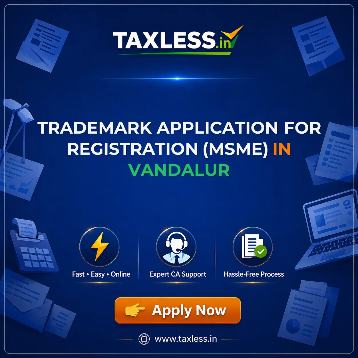 Trademark Application For Registration (MSME) in Vandalur