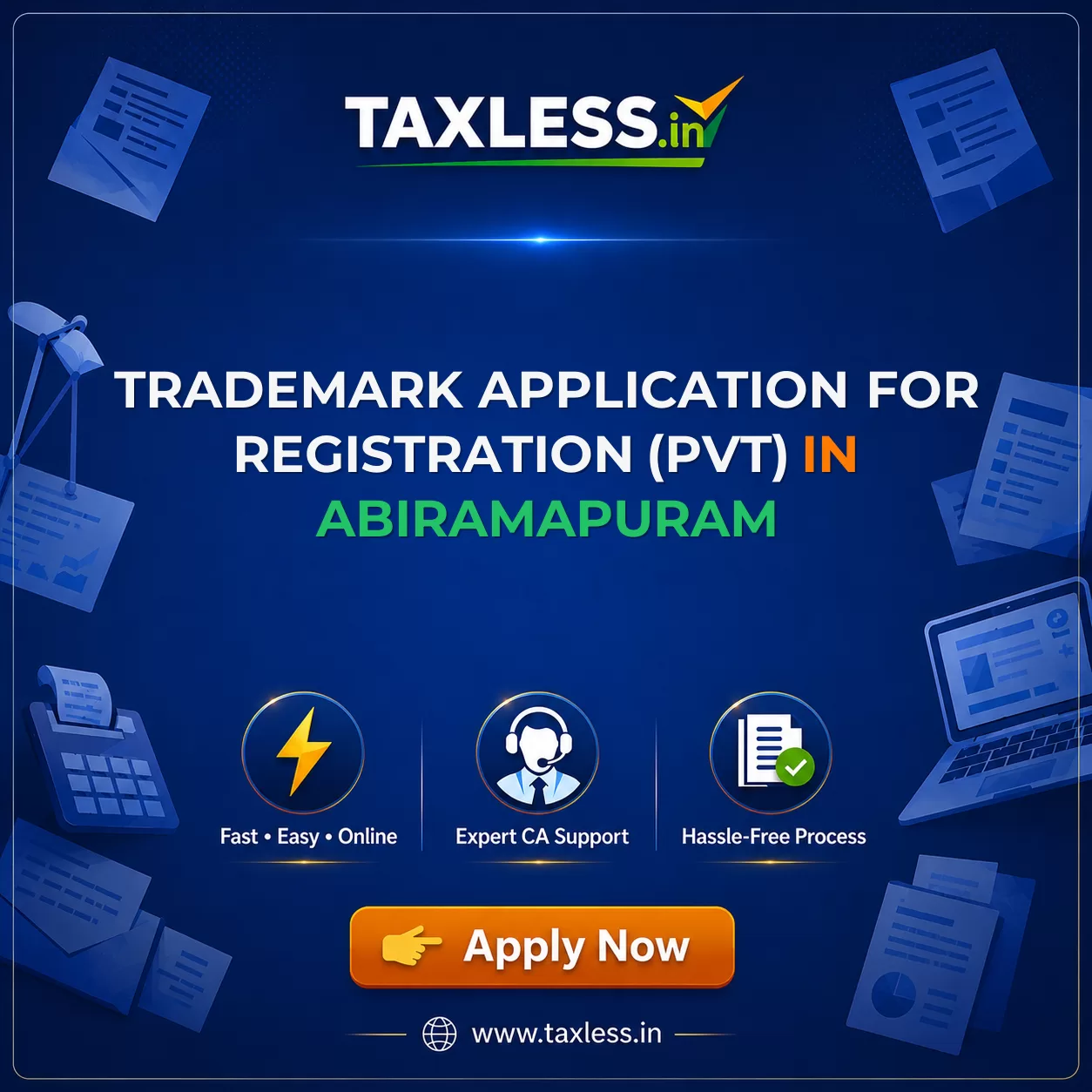 Trademark Application For Registration (Pvt) in Abiramapuram