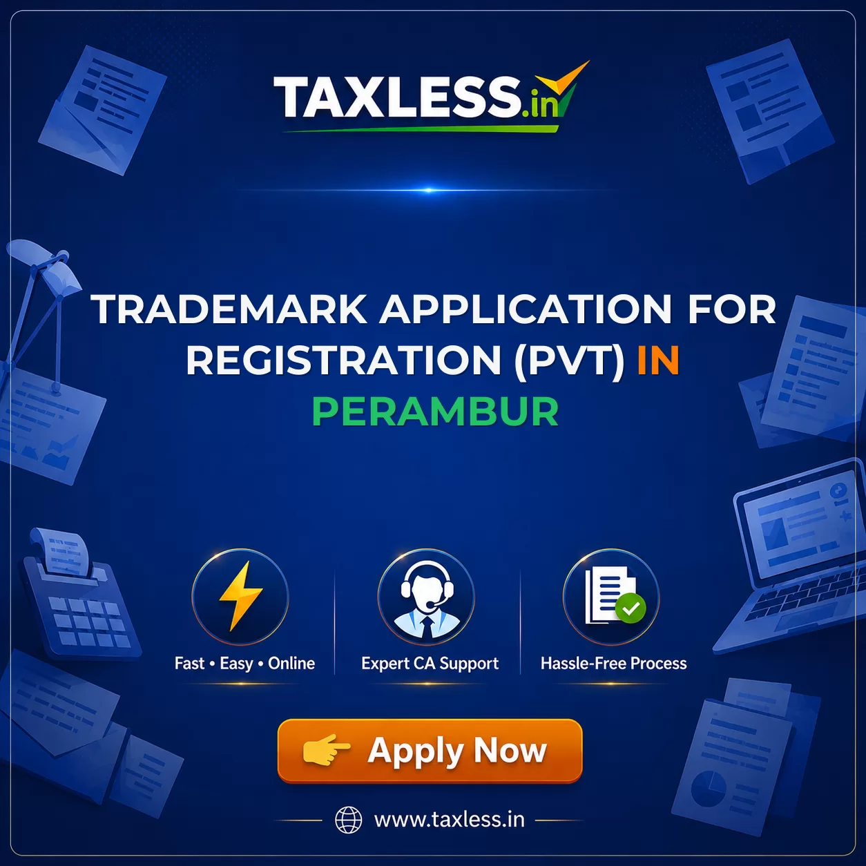 Trademark Application For Registration (Pvt) in Perambur