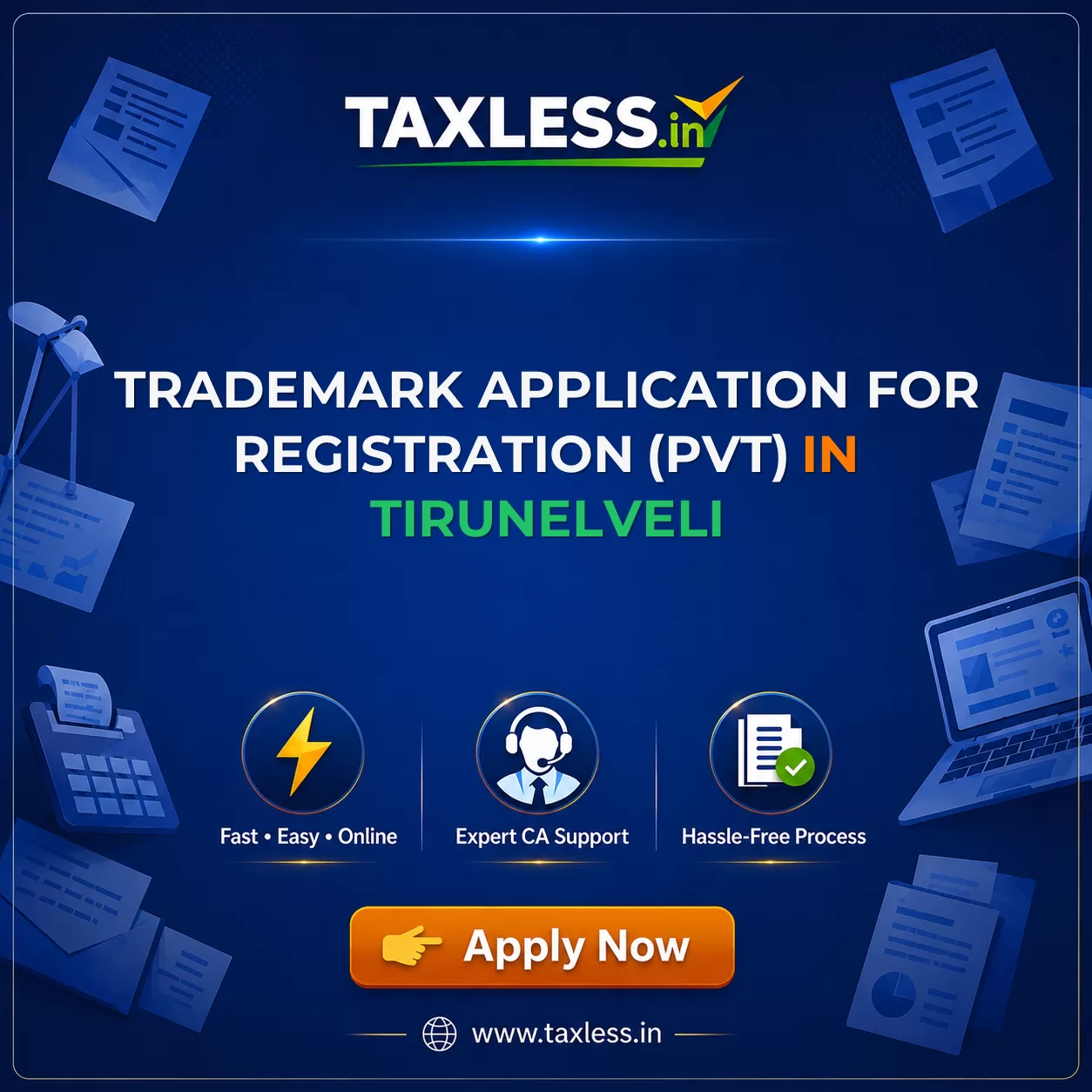 Trademark Application For Registration (Pvt) in Tirunelveli