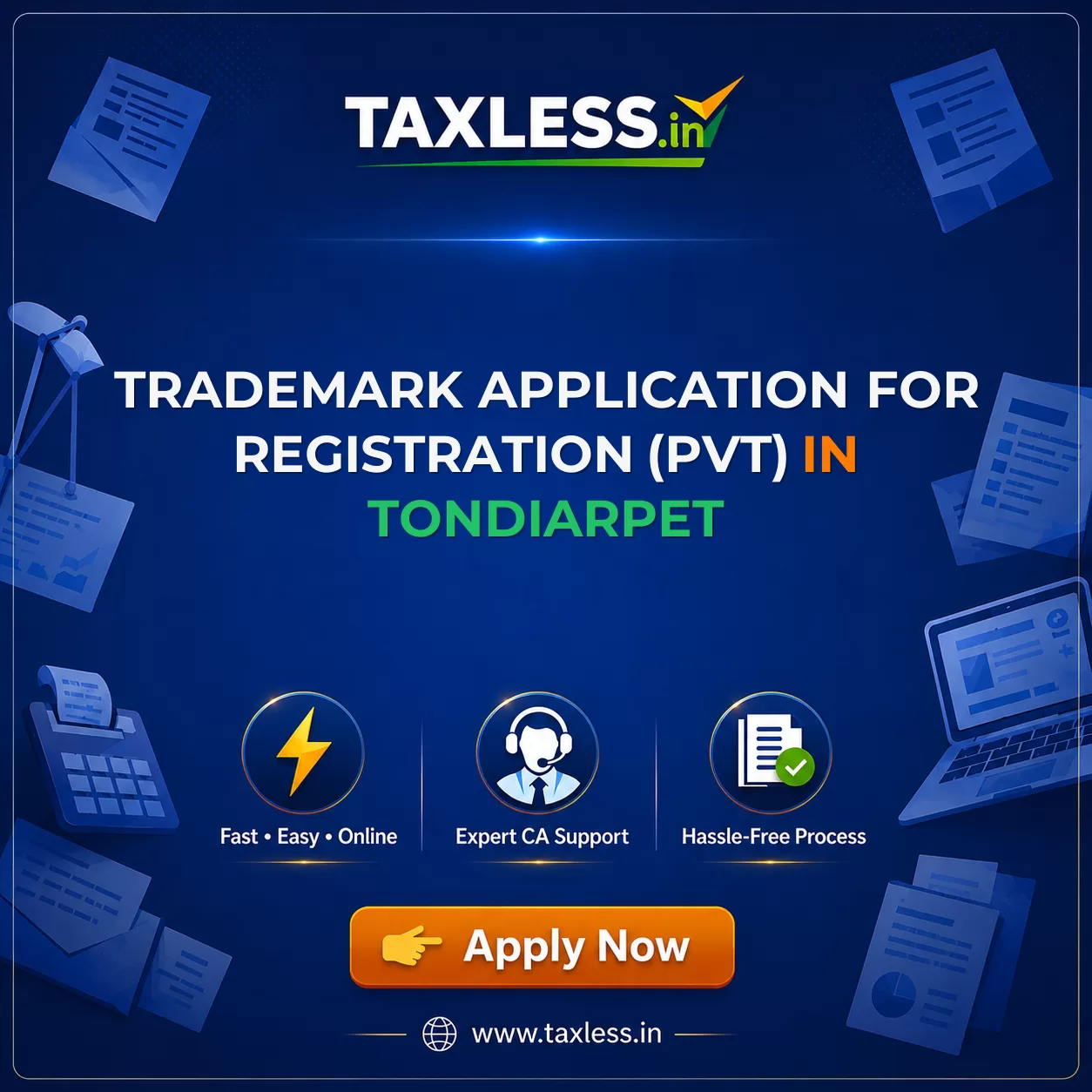 Trademark Application For Registration (Pvt) in Tondiarpet