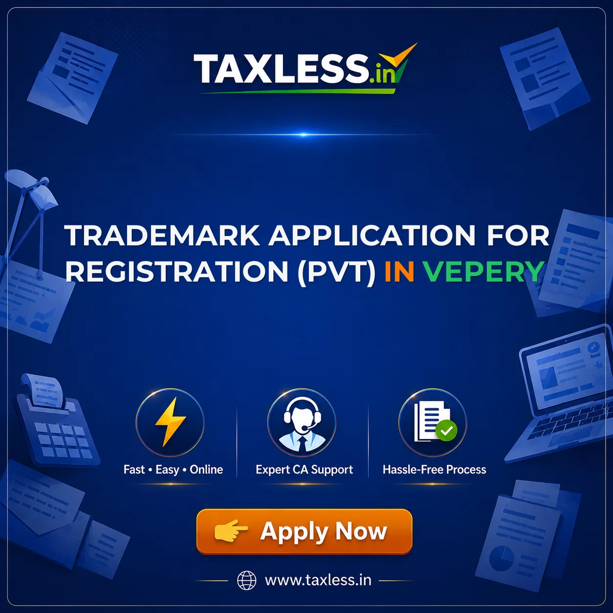 Trademark Application For Registration (Pvt) in Vepery