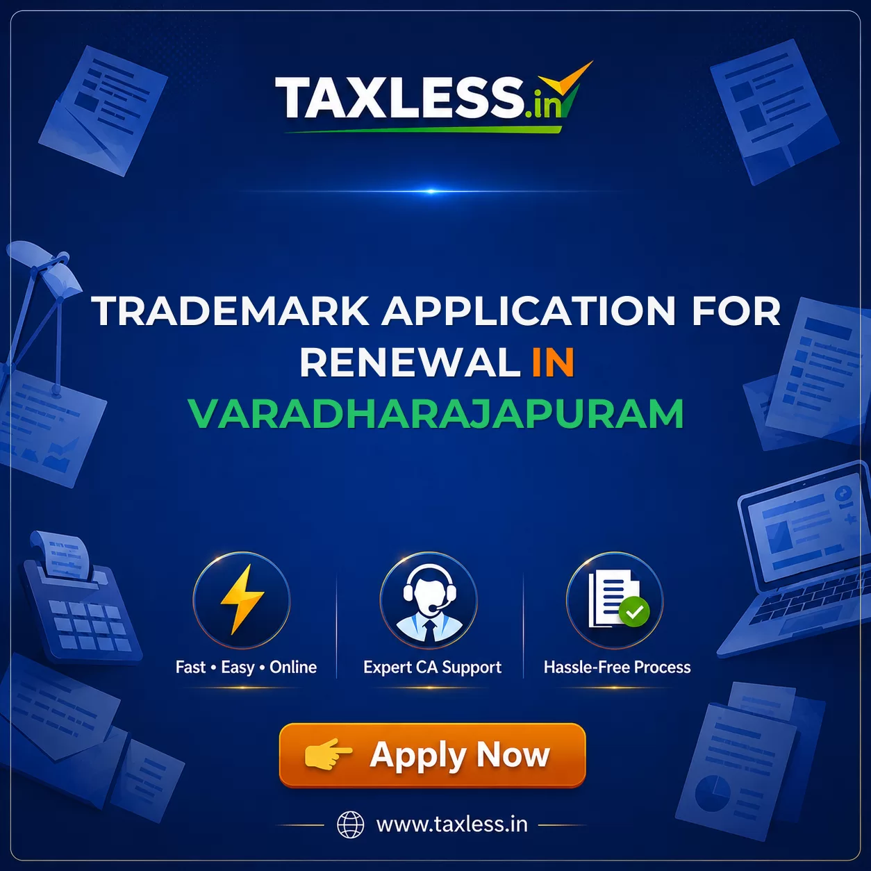 Trademark Application For Renewal in Varadharajapuram